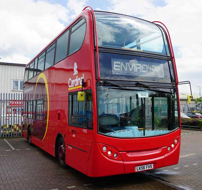 Cardinal Alexander Dennis Enviro400 TE722 Metroline